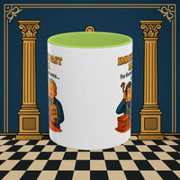 Masonic Mugs - Accent Coloured 11oz Mug - Wisdom Transfer Printify