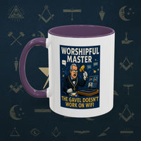 Masonic Mugs - Virtual Vertigo - Worshipful Master Printify