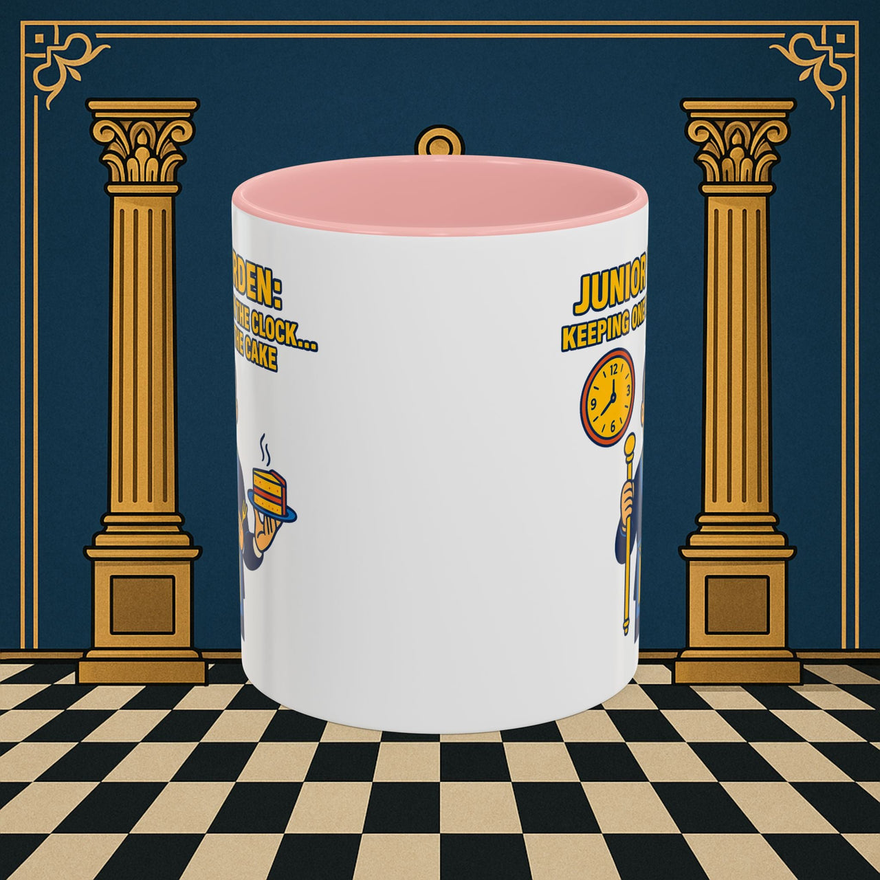 Masonic Mugs - Masonic Vigilance: Junior Warden's Timekeeping Duty,  Junior Warden Printify