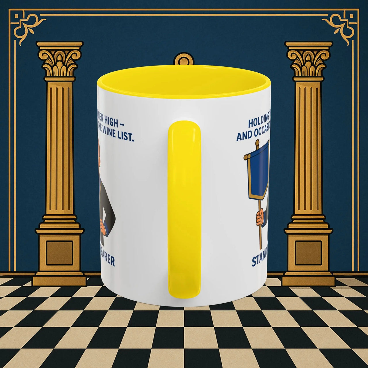 Masonic Mugs - Banner and Barrel - Provincial Standard Bearer Printify