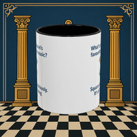 Masonic Mugs Ready to Go – Favourite Type of Music (Accent Coloured 11oz Mug) Printify