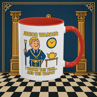 Masonic Mugs - Masonic Moments: Lodge Officer's Tea Time, Junior Warden Printify