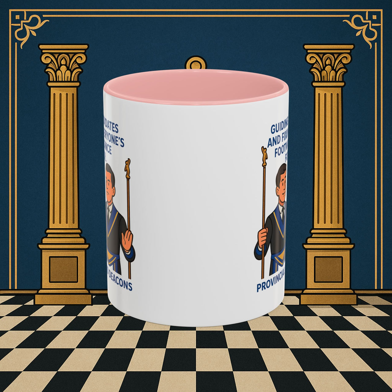 Masonic Mugs - Guiding Light of Masonic Tradition - Provincial Grand Deacons Printify