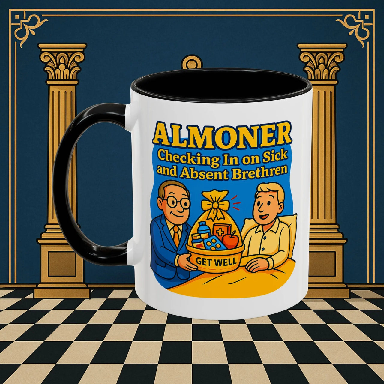 Masonic Mugs - Caring Compassion - Almoner Printify