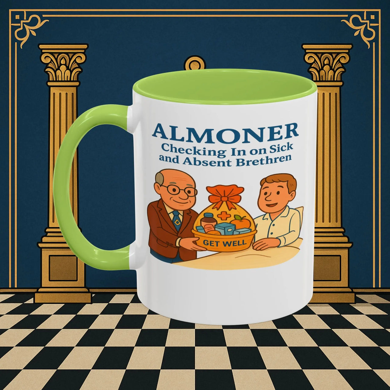 Masonic Mugs - Compassion Basket - Almoner Printify
