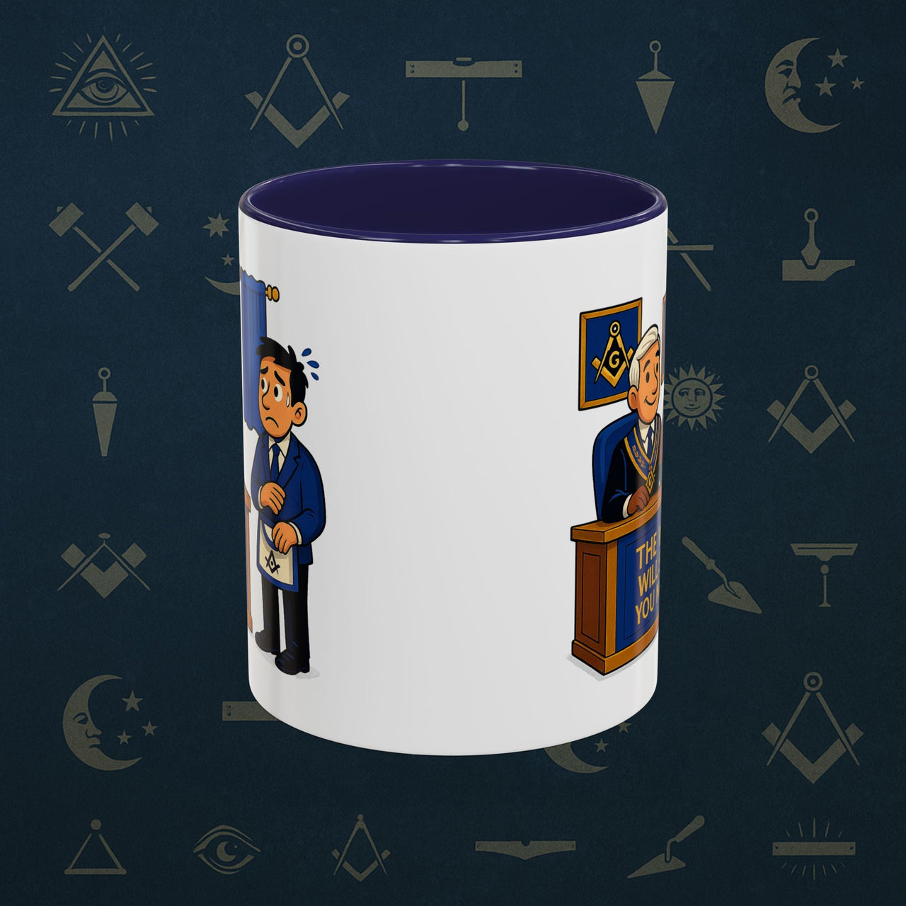 Masonic Mugs - The Masonic Moment - Worshipful Master Printify