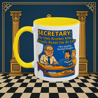 Masonic Mugs - Bureaucratic Bliss - Secretary Printify