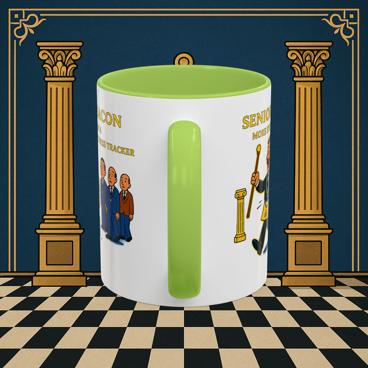 Masonic Mugs - Stepping Out - Senior Deacon Printify