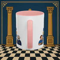 Masonic Mugs Ready to Go – Eat Sleep Lodge Repeat (Accent Coloured 11oz Mug) Printify