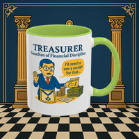 Masonic Mugs - Treasurer's Tally - Treasurer Printify