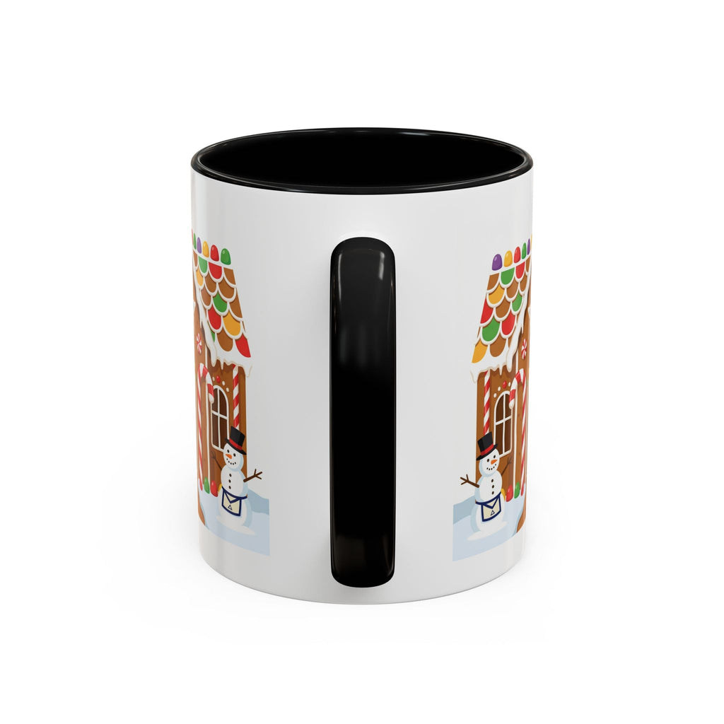 Masonic Gingerbread House — Festive Freemason Holiday Ugly Sweater Design Printify