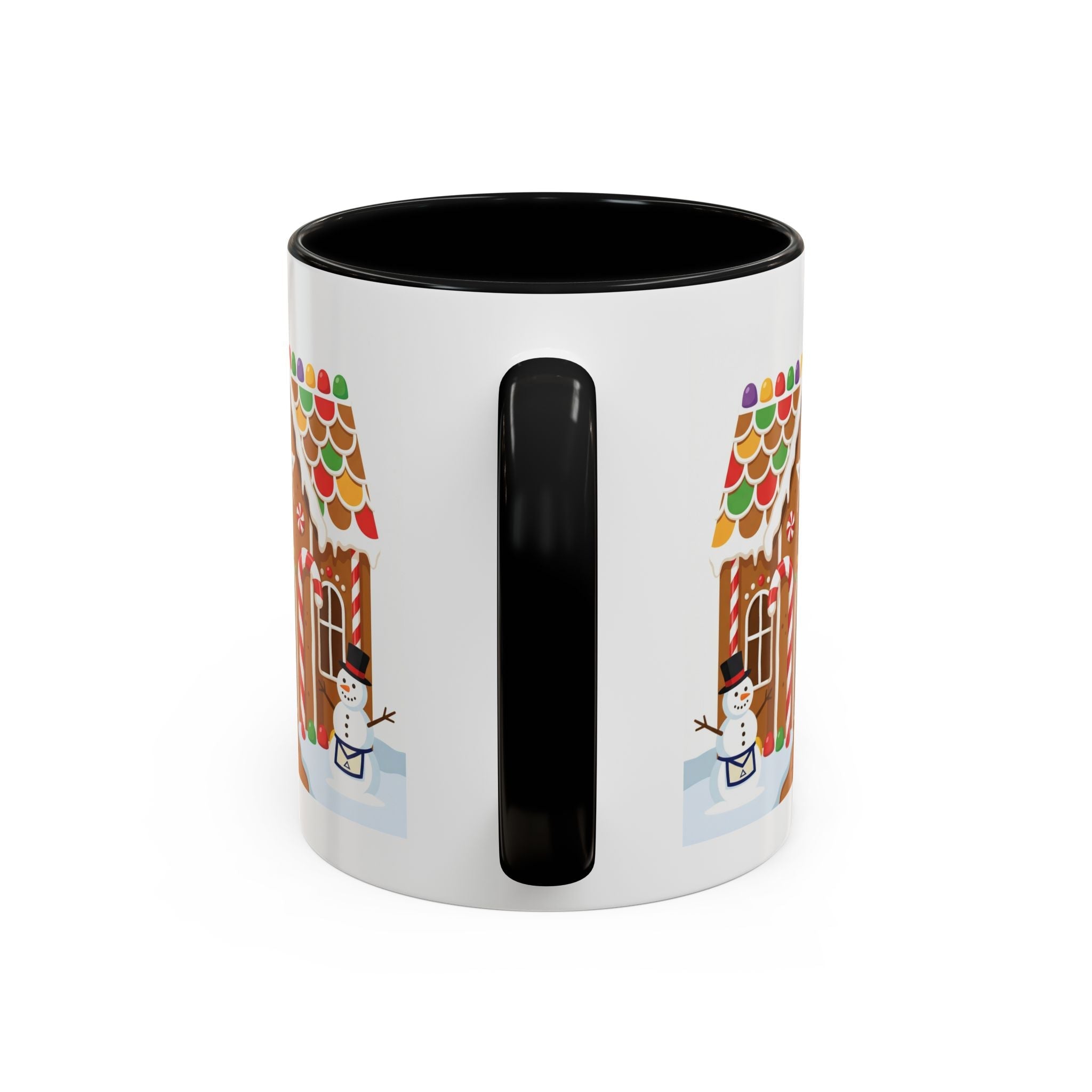 Masonic Gingerbread House — Festive Freemason Holiday Ugly Sweater Design Printify