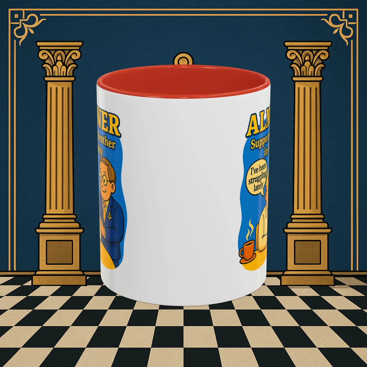 Masonic Mugs - Almoner's Assist - Almoner Printify