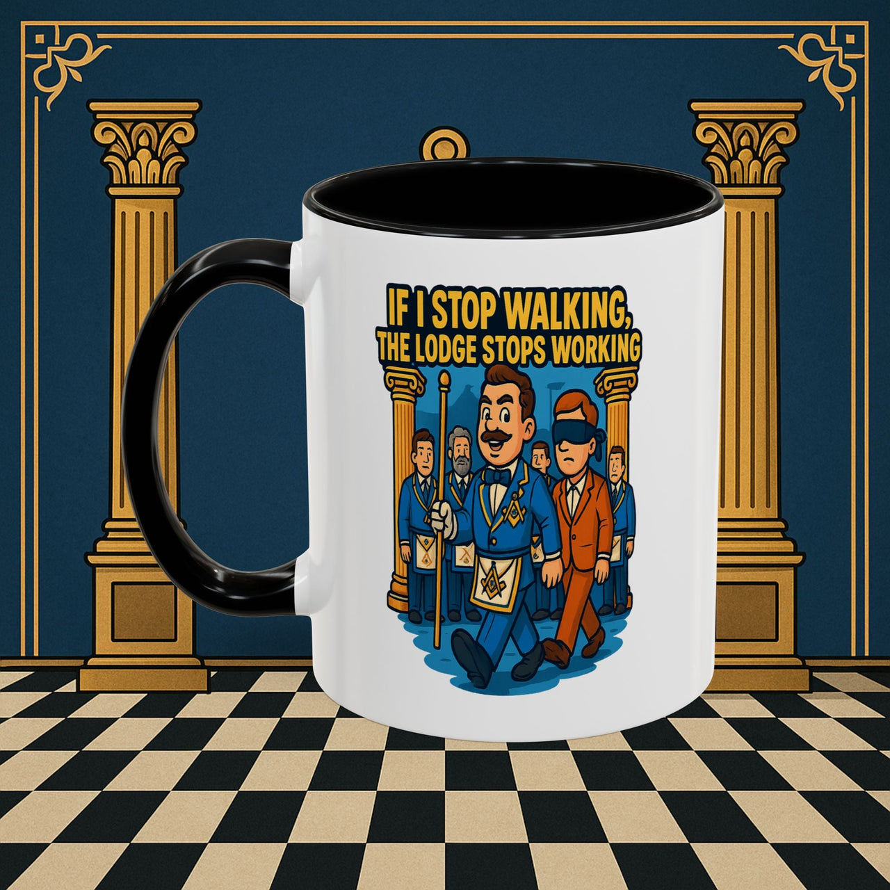 Masonic Mugs - Walking the Masonic Path - Senior Deacon Printify