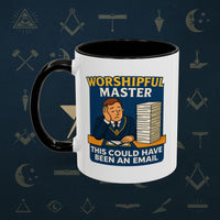 Masonic Mugs - Masonic Meetings Madness - Worshipful Master Printify