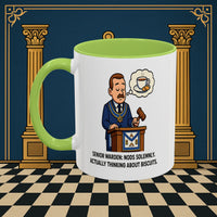 Masonic Mugs - Biscuits on the Brain - Senior Warden Printify