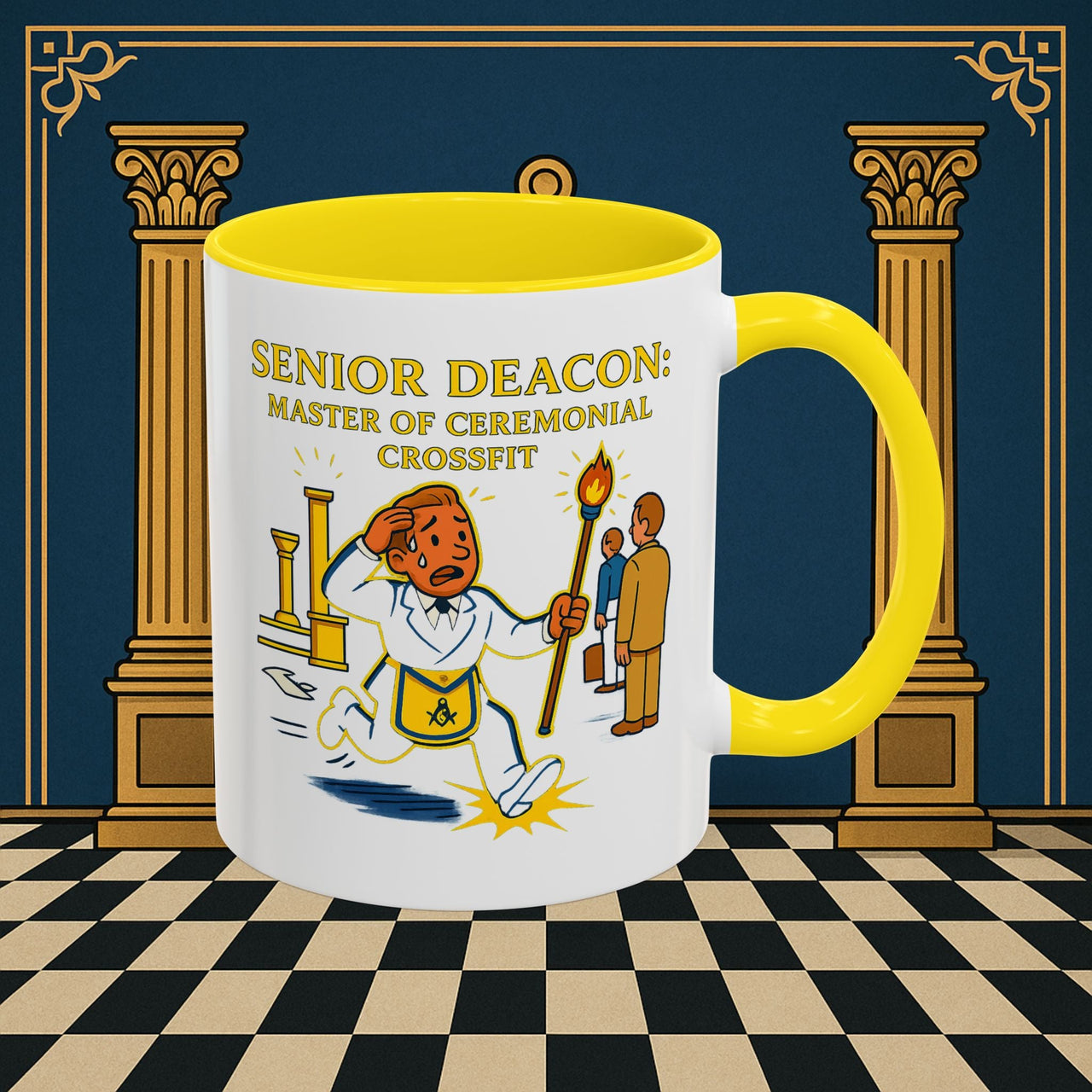 Masonic Mugs - Senior Deacon's CrossFit Challenge - Senior Deacon Printify