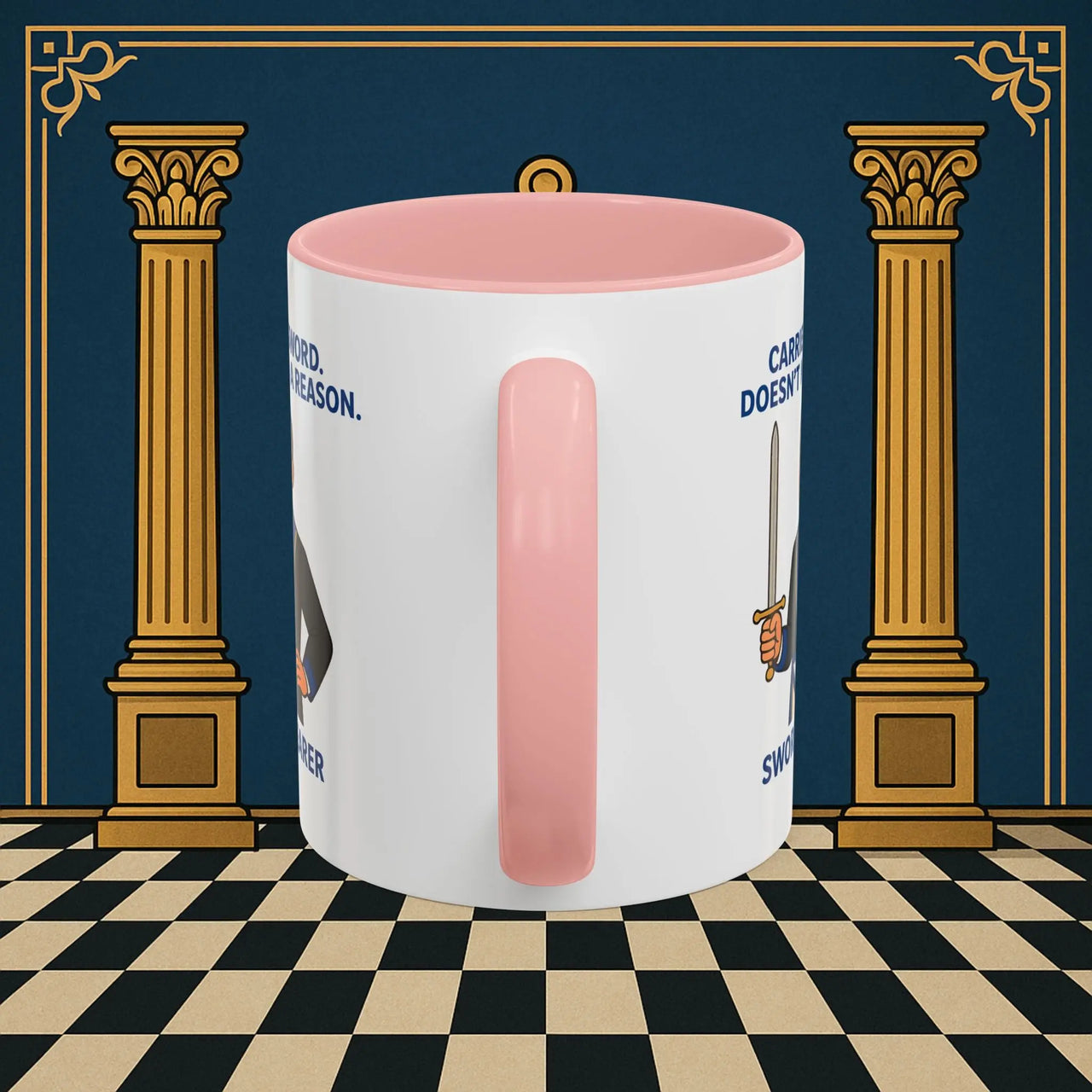 Masonic Mugs - Sword of Mystery - Provincial Sword Bearer Printify