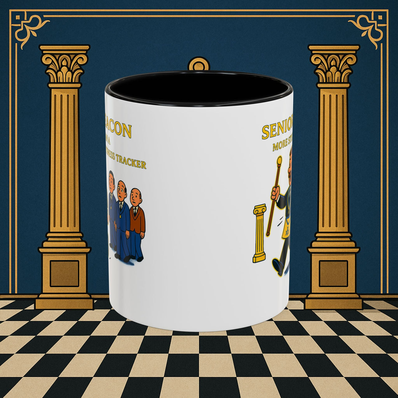 Masonic Mugs - Stepping Out - Senior Deacon Printify