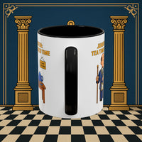 Masonic Mugs - Junior Warden: Tea Time is Sacred, Junior Warden Printify
