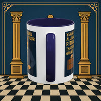 Masonic Mugs Ready to Go – Learn Your Ritual (Accent Coloured 11oz Mug) Printify