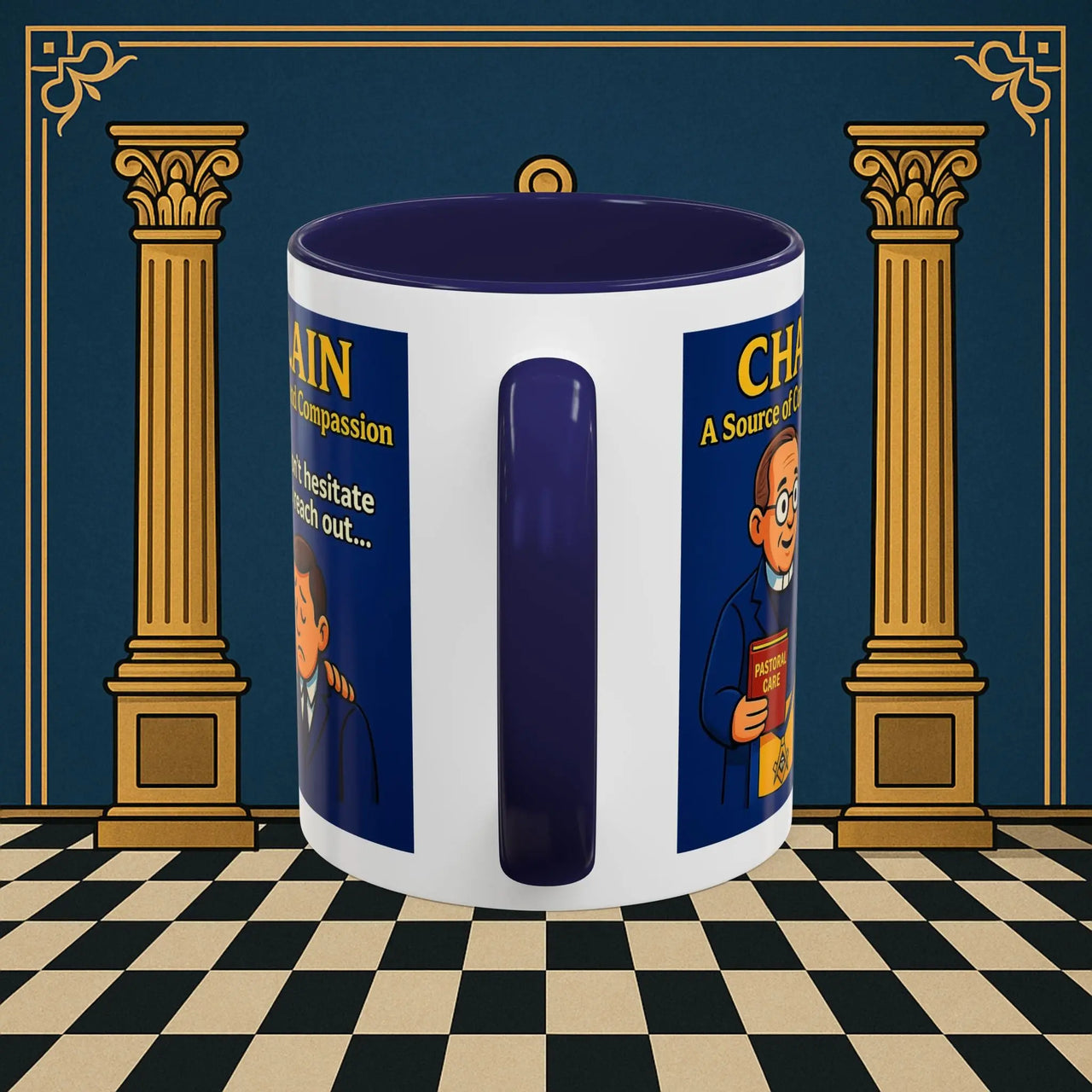 Masonic Mugs - Healing Hearts - Chaplain Printify