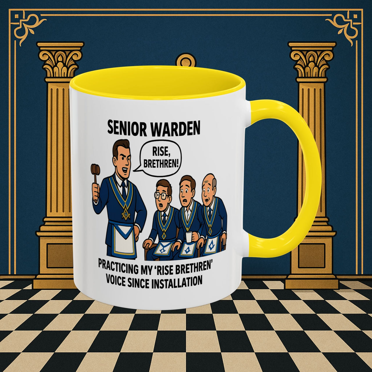 Masonic Mugs - Lodge Leadership - Senior Warden Printify