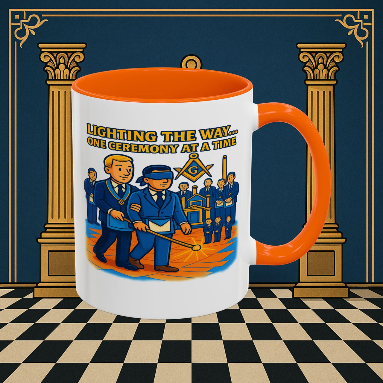 Masonic Mugs - Illuminated Brotherhood - Senior Deacon Printify