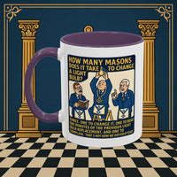 Masonic Mugs Ready to Go – How Many Masons? (Accent Coloured 11oz Mug) Printify