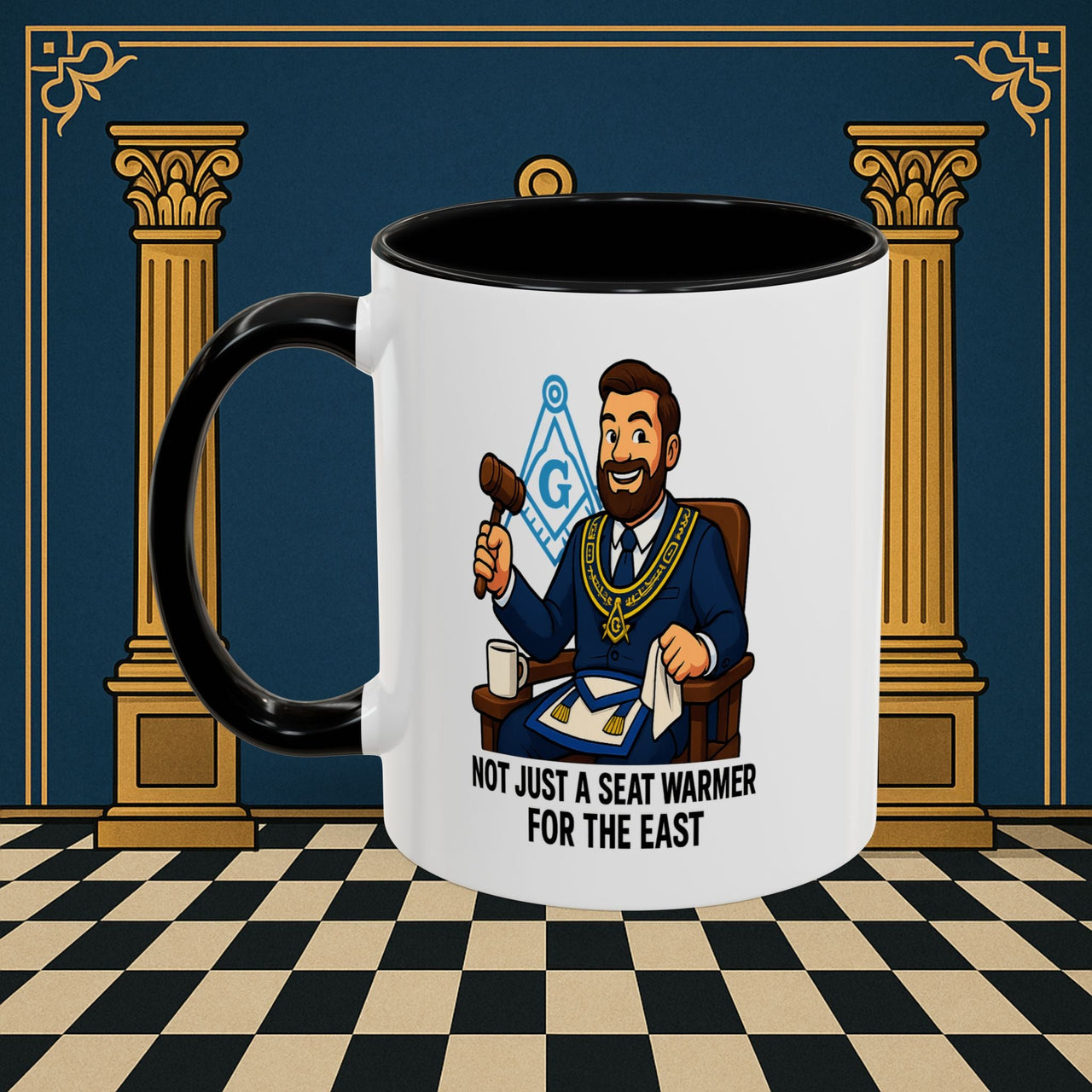 Masonic Mugs - Masonic Majesty - Senior Warden Printify