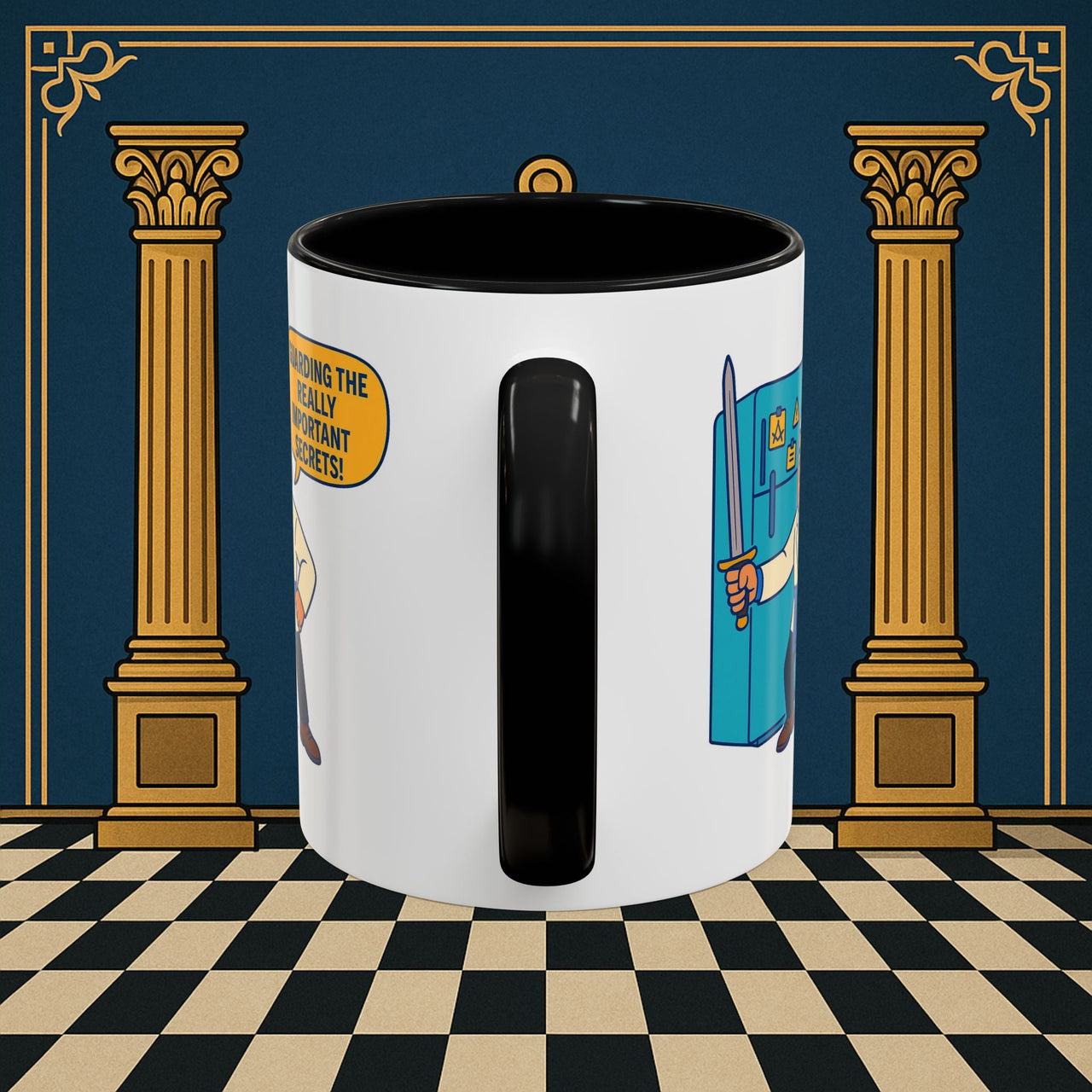 Masonic Mugs - Top Secret Fridge - Tyler Printify