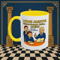 Masonic Mugs - Lodge Mentor: Fraternal Ritual Guidance, Lodge Mentor Printify