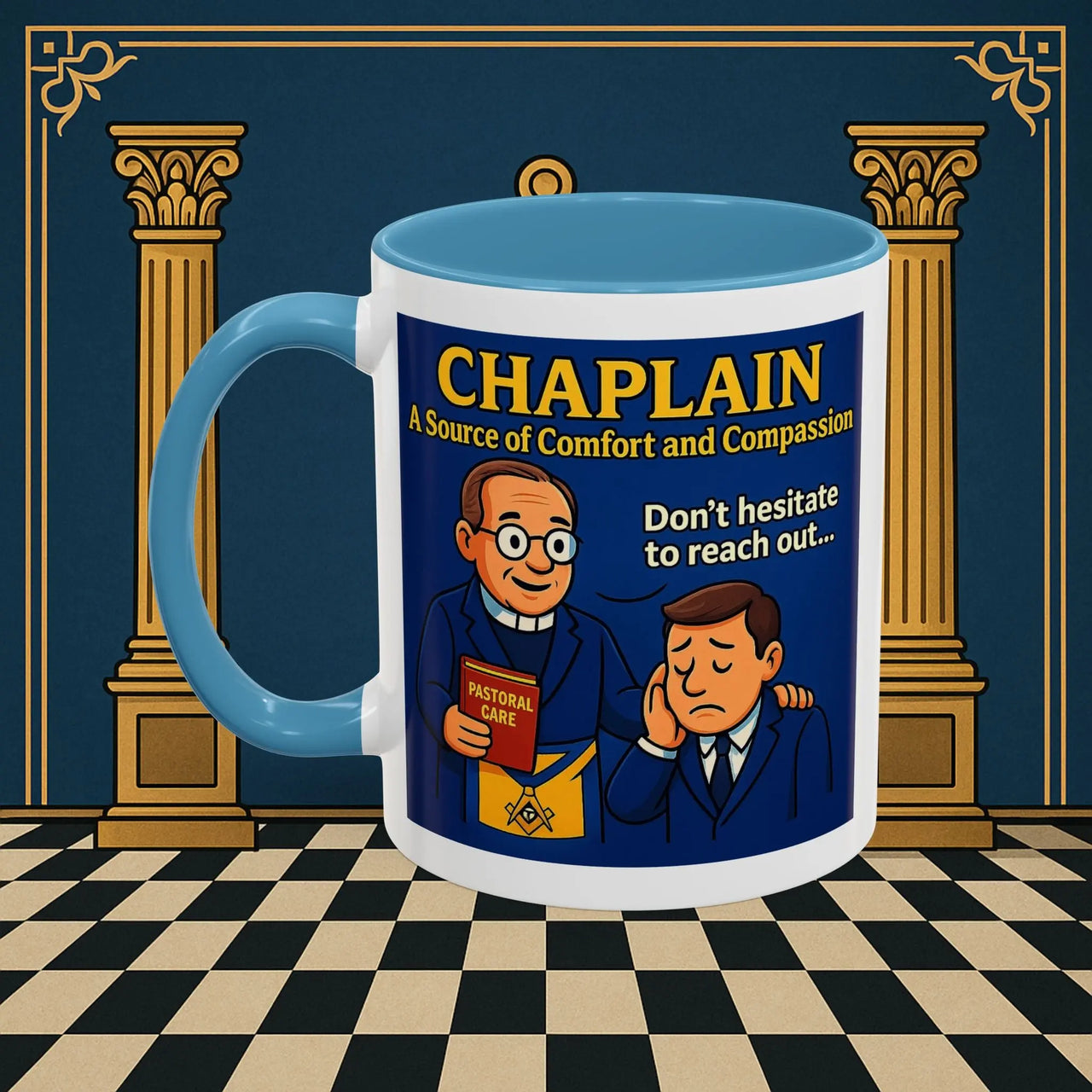 Masonic Mugs - Healing Hearts - Chaplain Printify