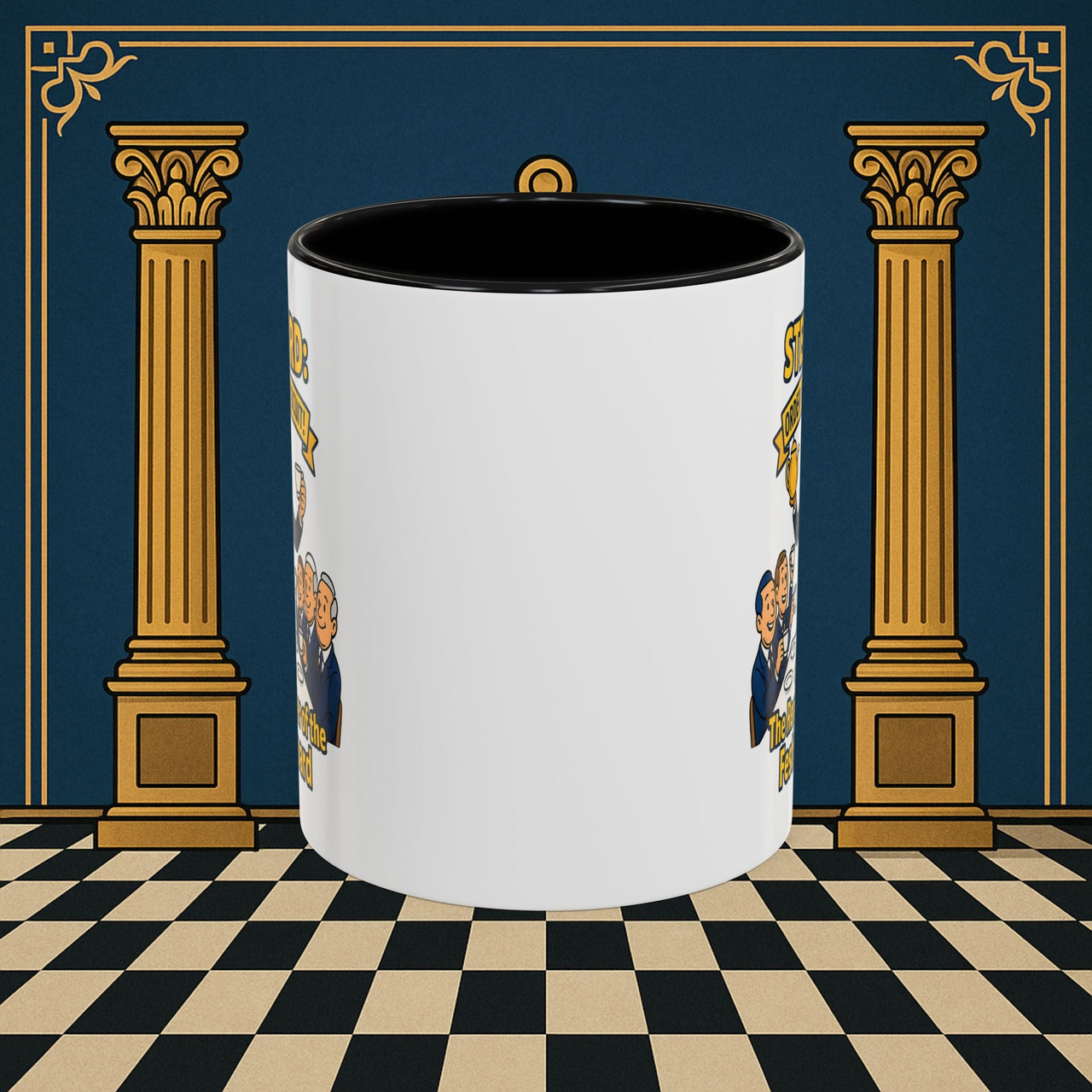Masonic Mugs - Masonic Tea Party - Steward Printify