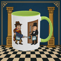 Masonic Mugs – Master of Improvisation (Accent Coloured 11oz Mug) Printify