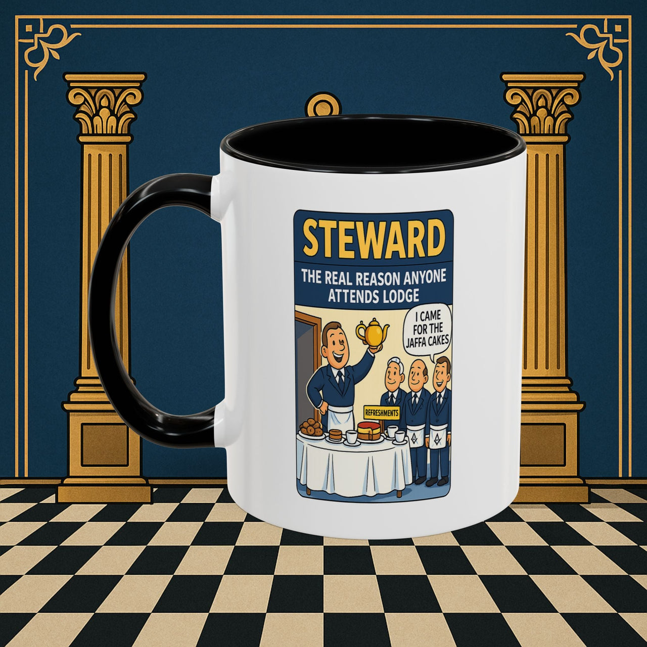 Masonic Mugs - Fraternal Feast - Steward Printify