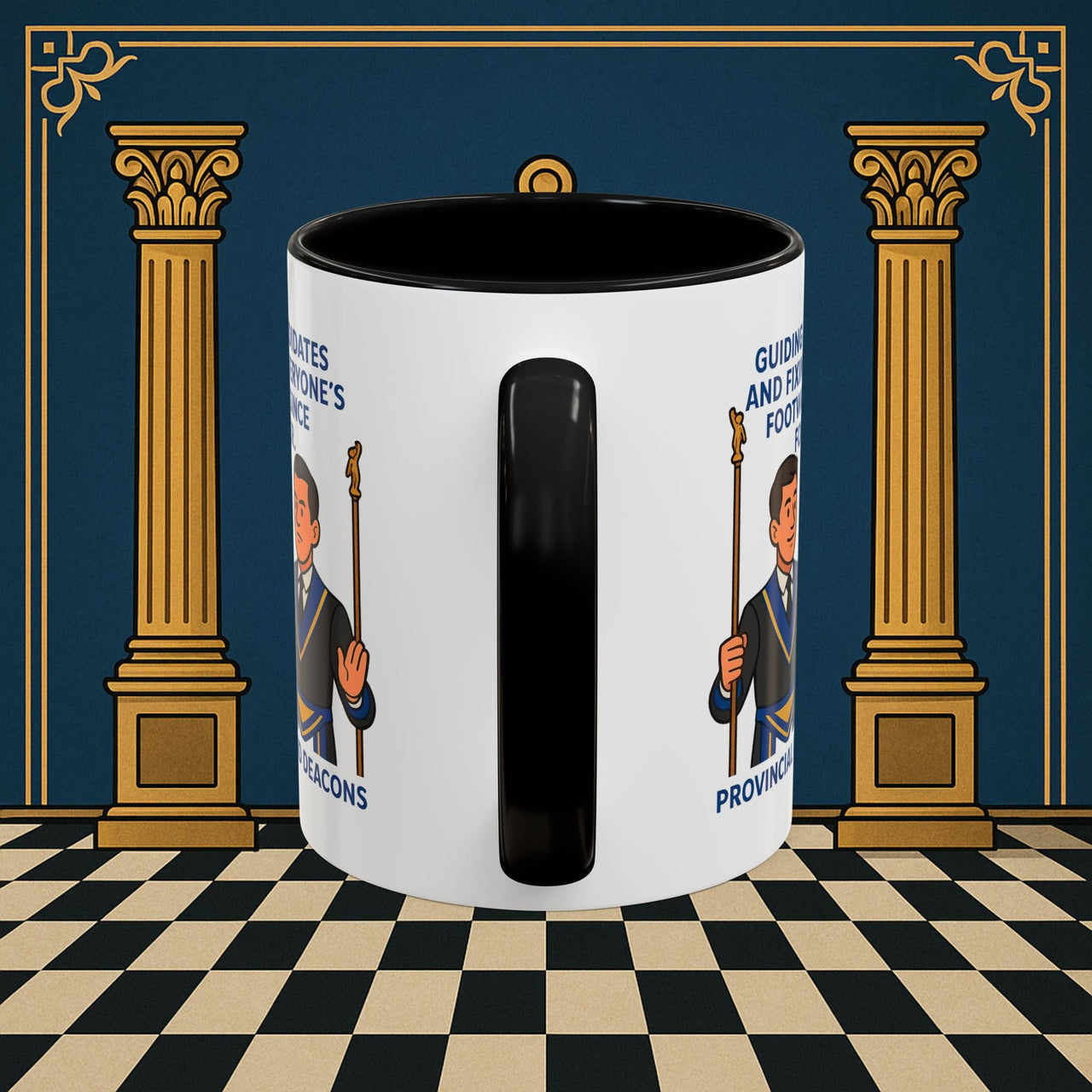 Masonic Mugs - Guiding Light of Masonic Tradition - Provincial Grand Deacons Printify