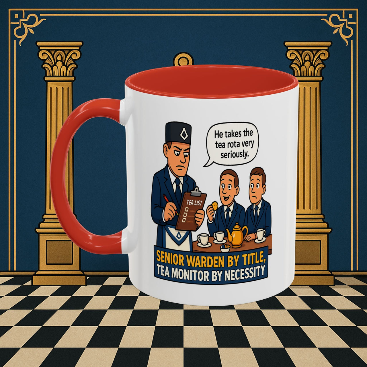 Masonic Mugs - Tea Rota Titans - Senior Warden Printify