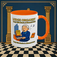Masonic Mugs - Lodge Organist at the Ready - Organist Printify
