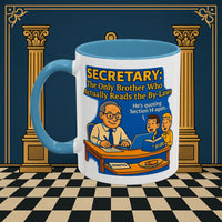 Masonic Mugs - Bureaucratic Bliss - Secretary Printify