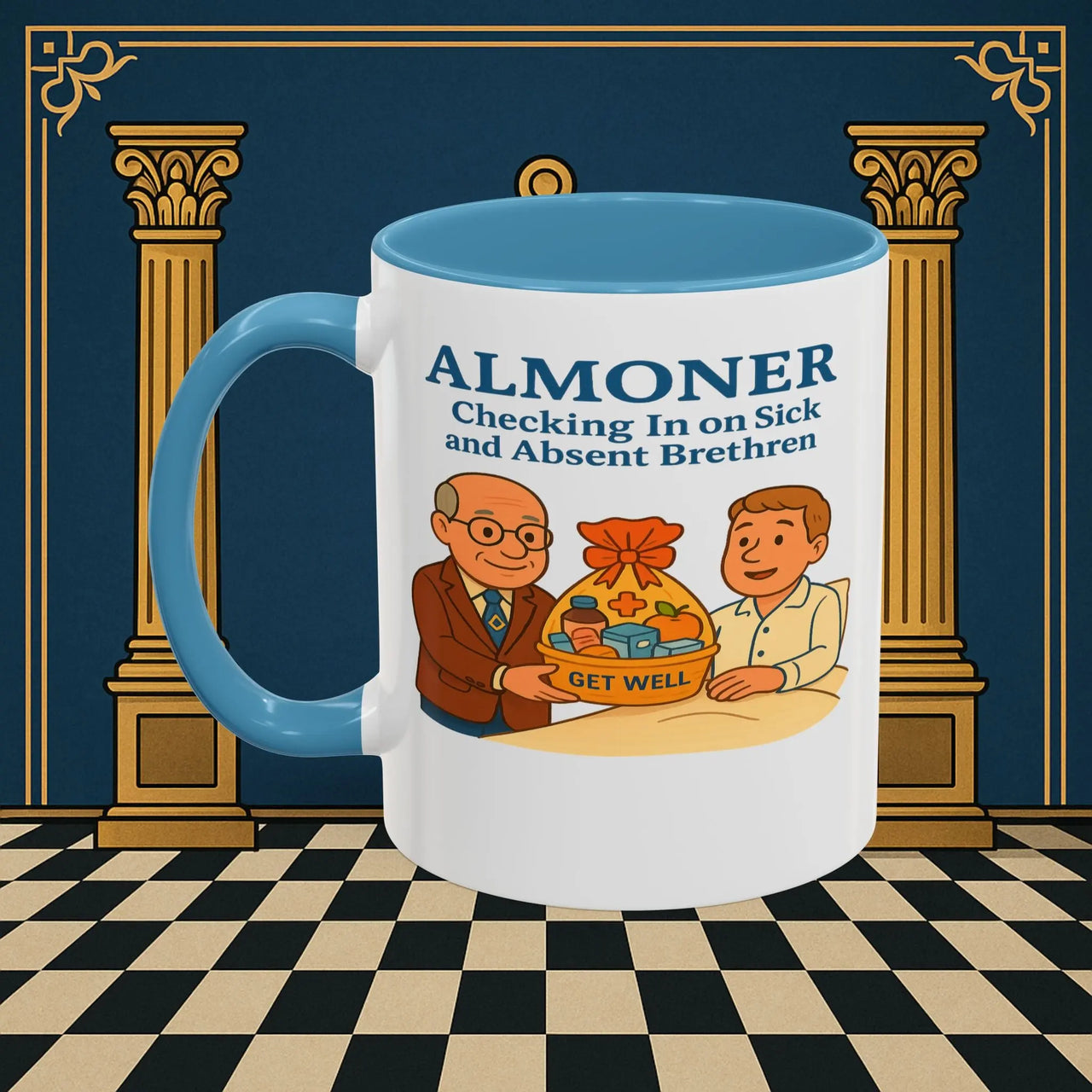 Masonic Mugs - Compassion Basket - Almoner Printify
