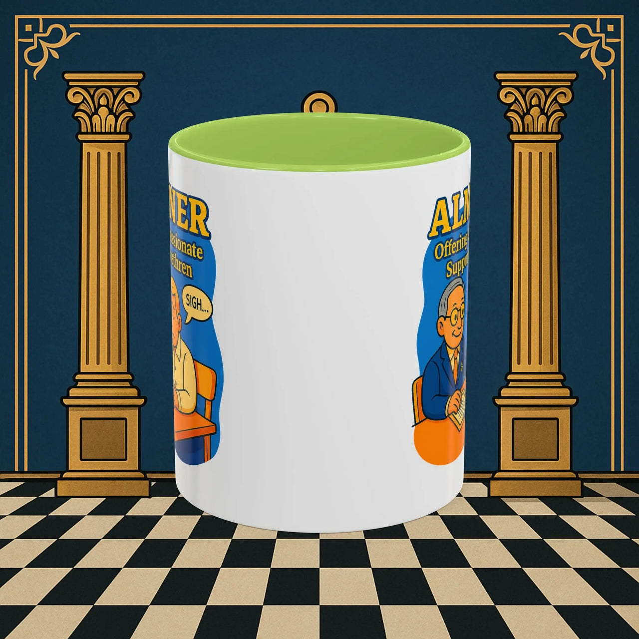 Masonic Mugs - Bureaucratic Empathy - Almoner Printify