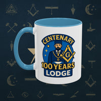 Masonic Mugs - Centennial Brotherhood - 100 years lodge anniversary Printify