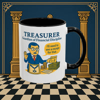 Masonic Mugs - Treasurer's Tally - Treasurer Printify