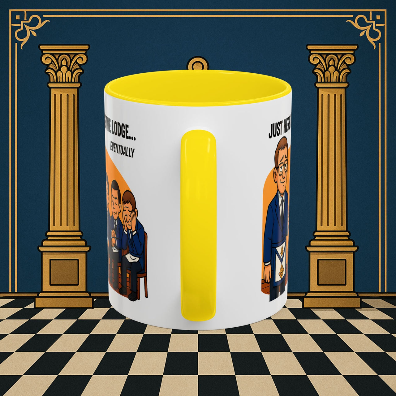 Masonic Mugs - Lodge of Endless Deliberation - Senior Warden Printify