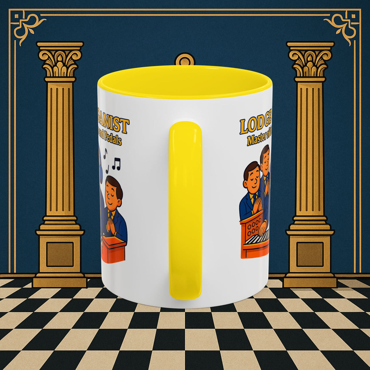Masonic Mugs - Lodge Maestro - Organist Printify