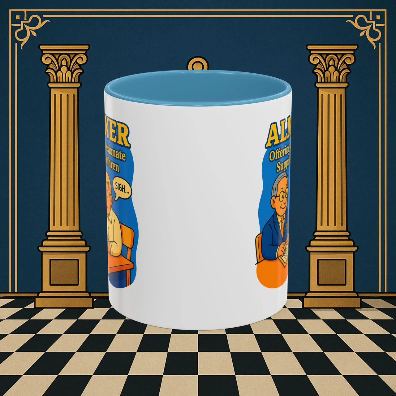 Masonic Mugs - Bureaucratic Empathy - Almoner Printify