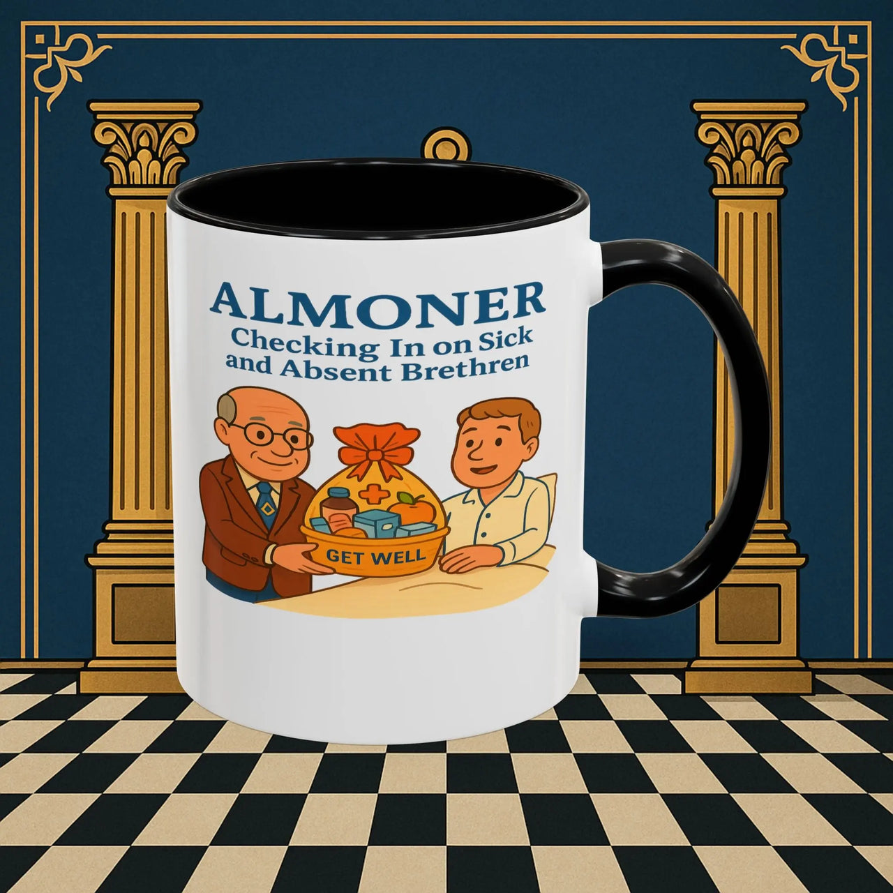 Masonic Mugs - Compassion Basket - Almoner Printify