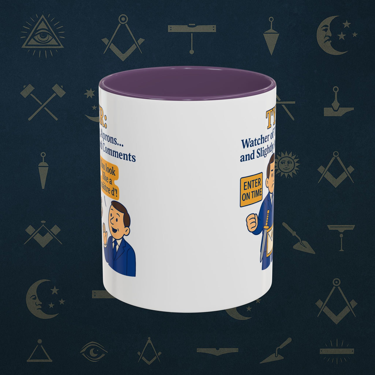 Masonic Mugs - Tyler's Awkward Moment - Tyler Printify
