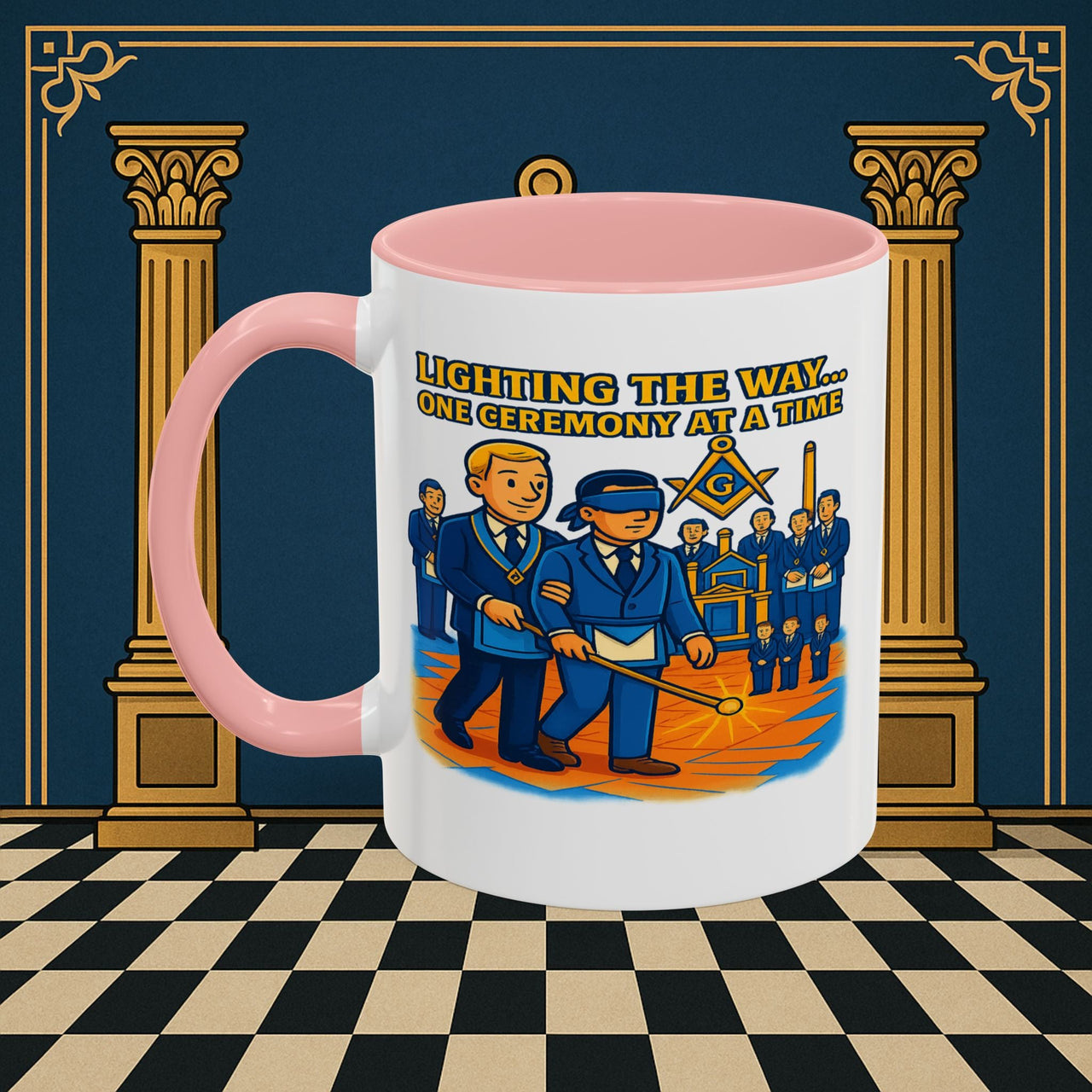 Masonic Mugs - Illuminated Brotherhood - Senior Deacon Printify